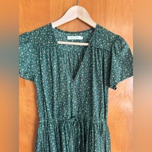 Christy Dawn Simple Dawn Dress, Moss Pear Harvest, Small